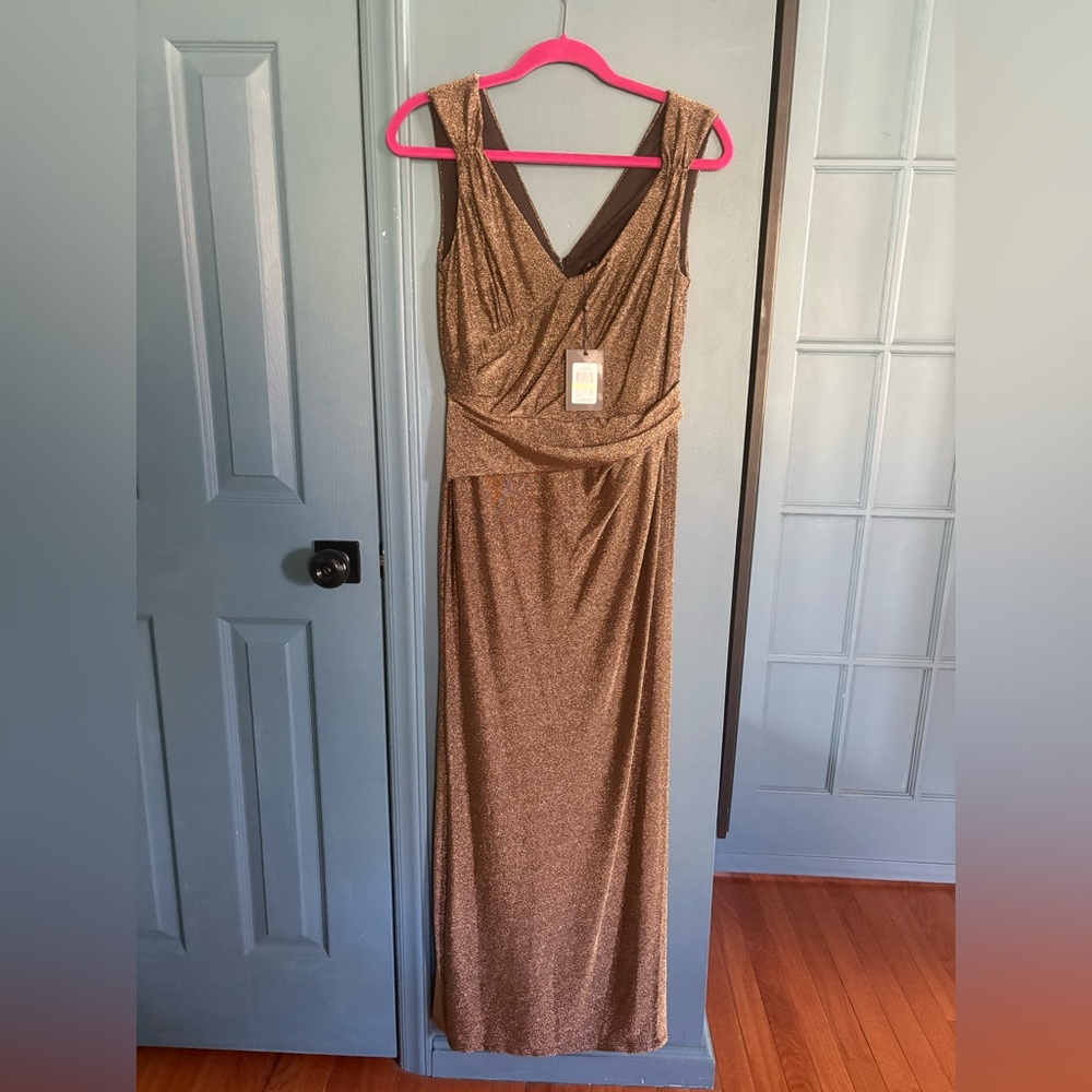 DKNY Ruched Maxi Dress.